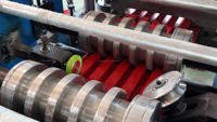 Machine de formage à rouleaux pour panneaux muraux, formageur automatique de rouleaux pour revêtements muraux en métal, panneaux décoratifs