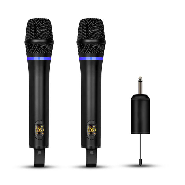 W6 Professional Portable Wireless Handheld Microphone for Outdoor Stage Performance  Microphone Karaoke