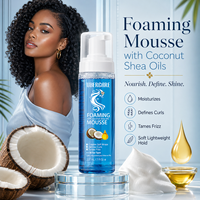 Mousse Coiffante Moussante Personnalisée pour Cheveux Bouclés, Définition des Boucles, Sous Marque Privée, pour Tresses, Vente en Gros