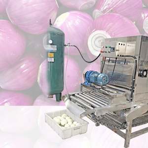 Haute efficacité 500 Kg/h chaîne oignon épluchage Machine ail élimination de la peau pour fruits et légumes - Product Image 2
