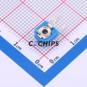 RM063-501(500R) Adjustable Resistor / Potentiometer Through hole Component (THT) Resistor 500Ohm 25% 100mW - Product Image 2