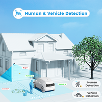 Cámara de Vigilancia CCTV 4K Ultra HD con IA, Detección de Humanos y Vehículos, PoE, Exterior, H.265, 8MP, Tipo Bala, Seguridad IP, Visión Nocturna, Nube