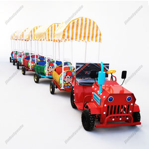 Amusement de <span class=keywords><strong>location</strong></span> en acier de chariot de tracteur carré de Train sans rail électrique des enfants pour le centre commercial d'école 12 <span class=keywords><strong>mois</strong></span> de garantie - Product Image 2