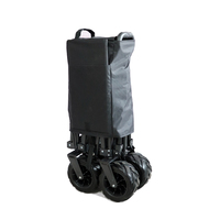 Chariot de bébé pliable d'extérieur à quatre roues avec auvent, grande capacité, double couche, tissu Oxford 600D, charge 90-140 kg, pour le shopping