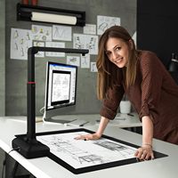 Scanner de documents OEM USB A2, format maximal, 130 langues, OCR, auto-égalisation, suppression des traces de doigts, temps de numérisation <1s, 26MP, scanner de livres