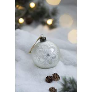 DB D3.9 Adornos de bolas de Navidad de lujo Bolas colgantes decorativas de vidrio para árbol Juego de decoraciones para fiestas - Product Image 4