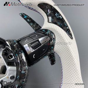 Volante de Fibra de Carbono Forjado Personalizado para BMW 330i 440i M2 M3 M4 M5 M6 F10 F30 X3 X5 F15 F16 F18 Serie F 2010-2018 - Product Image 4