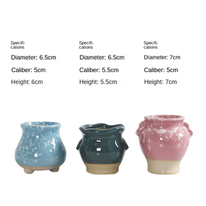 <span class=keywords><strong>Vaso</strong></span> <span class=keywords><strong>in</strong></span> Ceramica Fatto a Mano Minimalista per <span class=keywords><strong>Felci</strong></span> e Piante Succulente, Decorazione per Giardino e Scrivania - Product Image 2