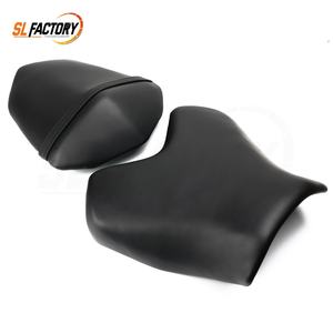 Siège passager avant et arrière en cuir noir pour moto <span class=keywords><strong>KAWASAKI</strong></span> Z1000 2007-2009 Z750 2007-2010 - Product Image 2