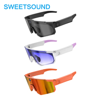 Lunettes de soleil avec caméra IA 8MP, lunettes intelligentes Bluetooth, assistant vocal, traduction en 165 langues