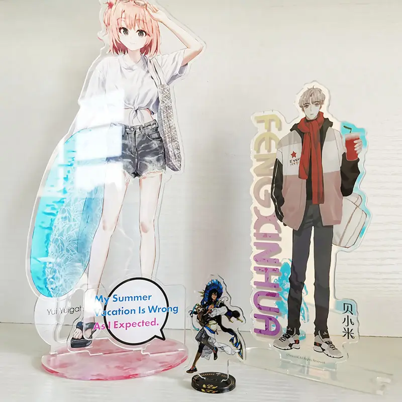 Sampel gratis tanpa biaya cetakan bingkai foto cetak kartun Jepang standee anime akril kustom Malaysia