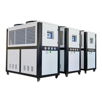 Refroidisseur industriel Haney 15HP à refroidissement par air, compresseur intégré, réfrigérant R407C, système de refroidissement haute efficacité, lignes de placage au zinc