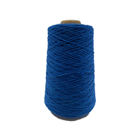 Fil fantaisie texturé à anneaux ouverts, absorbant l'humidité, 100 % coton, à grossière maille, pour tissu denim et tricot manuel robuste