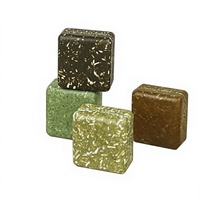 Shampoing solide hydratant et exfoliant à la glycérine, aux feuilles de cyprès et à l'herbe d'Ussum, best-seller transfrontalier, contrôle du sébum