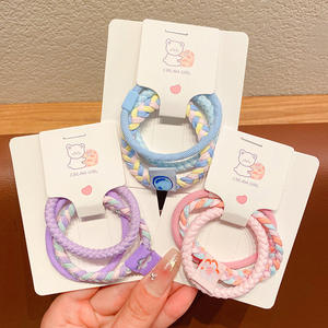 Alta elasticidad colorido niñas niños lazos <span class=keywords><strong>para</strong></span> el cabello conjuntos gradiente Color teléfono <span class=keywords><strong>alambre</strong></span> Cola de Caballo elástico diademas niños tocado - Product Image 2