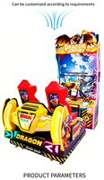 Simulateur de tir compétitif Leon Dragon Knight pour 2 joueurs, machine d'arcade à monnayeur, jeu interactif, directement de l'usine