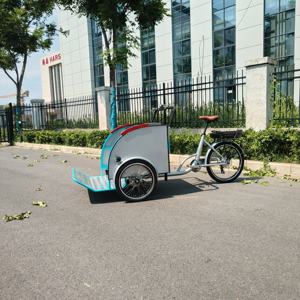 Vélo passager Cargo Bike Trailer pour enfants enfants bébé <span class=keywords><strong>chien</strong></span> animal de compagnie - Product Image 5
