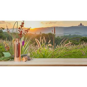 CGP 100% Pure Copper <b>Bottles</b> Ayurvedic Benefited & Leak Proof 950ml Capacity Direct Drinking & <b>Straw</b> Type Joint Free - Product Image 1