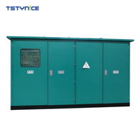 Transformateur de sous-station de type boîte combiné extérieur TSTYNICE 10kv entrée 440v/380v/220v sortie 50/60hz fréquence trois montés sur tampon