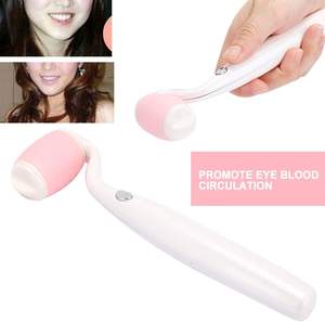 Rodillo eléctrico de masaje facial, herramienta de masaje adelgazante facial de mano, rodillo masajeador de eliminación de bolsa de ojos portátil para mujeres - Product Image 4