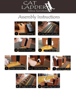 Escalier portable en bois pour animaux de compagnie, marches antidérapantes détachables, échafaudage, escalier d'escalade pour chat, rampe de canapé pour chien