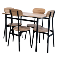 Meubles de restaurant en gros, ensemble table à manger et chaises en bois pour hôtels, écoles, fermes-divers modèles disponibles