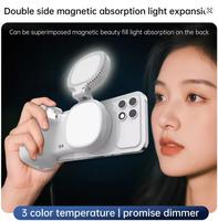Poignée d'obturateur magnétique Fun Shot de style appareil photo reflex numérique pour iPhone et Android avec bouton d'obturateur sans fil détachable