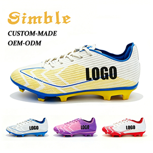 Botines de Fútbol Personalizados con Logotipo OEM, Botas de Fútbol para Entrenamiento, Resistentes, con Tacos de TPU AG/FG, Zapatos de Fútbol Personalizados - Product Image 1