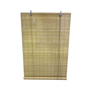 Persianas Enrollables de Bambú con Diseño Tradicional Sencillo y Brillante, Patrón Horizontal Natural, con Formato de Cuerda para Ventanas, Técnica Simple - Product Image 2