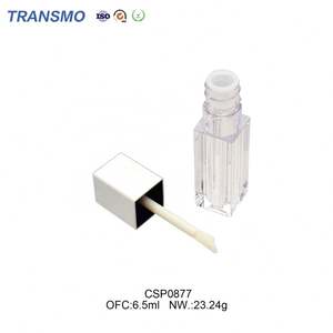 Tube de brillant à lèvres carré de 6,5 ml avec logo personnalisé, étiquette privée, contenant de rouge à lèvres liquide blanc, stockage cosmétique carré vide pour - Product Image 6