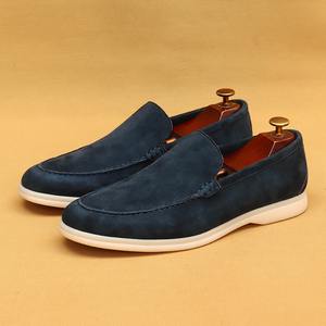 Mocasines casuales de negocios para hombre, de cuero genuino, suela blanda y duradera, fáciles de poner. - Product Image 5