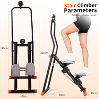 Steppeur silencieux, léger, multifonctionnel et pliable pour la maison, machine de fitness et d'escalade réglable