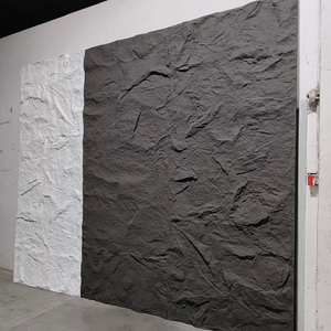 Panneaux muraux en pierre artificielle en polyuréthane légers et bon marché, panneaux muraux en pierre 3D en PU, imperméables pour les murs - Product Image 4