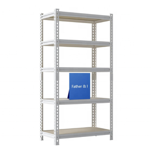 Venta al por mayor precio barato hogar estante de acero estante de almacenamiento protección contra la corrosión ángulo de acero estante unidad de almacenamiento - Product Image 5