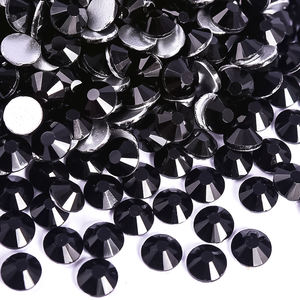 Blinginbox nhà máy bán Chất lượng cao không hotfix thạch trên 400 Màu sắc lớn có kích thước Tinh thể thủy tinh cho tự làm đồ trang sức làm - Product Image 3