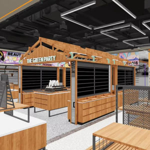 מתלה תצוגת חנות מכולת, יצירת תרבות ארון תצוגה אביזר, ארון תצוגה miniso - Product Image 1