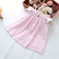 C75015 Ensembles de vêtements pour bébés filles été 2021, broderie faite à la main, robe smockée, boutiques de vêtements pour enfants, vente en gros