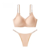 Ensemble de Lingerie Luxe 2026 Imprimé Léopard Sexy Style VS avec Bretelles Strassées, Soutien-Gorge et Culotte Brillantes à Cristaux pour Femme