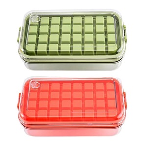 <span class=keywords><strong>Ice</strong></span> <span class=keywords><strong>Cube</strong></span> khay với nắp và bin Băng khay <span class=keywords><strong>Maker</strong></span> cho tủ đông với dễ dàng-phát hành dưới với băng lưu trữ hộp - Product Image 5