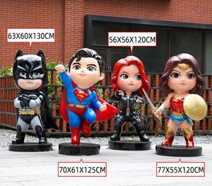 Sculpture <span class=keywords><strong>Spiderman</strong></span> personnalisée en usine, statue de personnage Marvel, ornement de super-héros pour salle de sport - Product Image 2