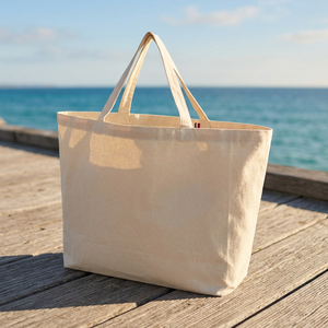 Sac fourre-tout écologique Cannes sans marque 10L, imprimé sur mesure, en tissu recyclable 200 g/m², nylon Oxford, avec logo, sacs de courses moyens - Product Image 3