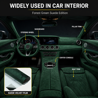 Film d'habillage intérieur de qualité supérieure, avec une plus grande quantité de fibres, couleur vert foncé.