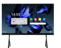Mini COB P1.5 108" Écran tactile interactif LED tout-en-un sur pied pour signalisation numérique et conférences avec CMS de texte
