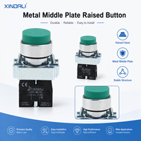 Tombol Tekan LAY5 22mm IP65 10A Flush Raised Push Button Switch Momentary Latching Panel Mount Start Stop Control Button