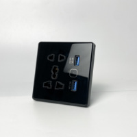 SHINELITE 2025 prix d'usine EU UK Standard neutre Smart Wifi Switch Tuya App Smart Life 20A 1 Gang Smart Switch pour Smart Home