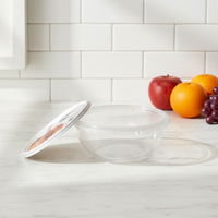 Vente chaude Boîte ronde recyclable écologique de qualité alimentaire Conteneur rond en PP Bol transparent