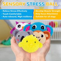 Jouets animaux en peluche anti-stress personnalisés balle anti-stress sensorielle douce jouets drôles anti-stress pour les enfants