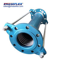 Joint de dilatation à soufflet Armflex de qualité industrielle, robuste, haute pression, à brides fixes, compensateur