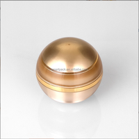 Pot en plastique rond en acrylique à paroi épaisse en forme de boule fantaisie pour crème pour les yeux, crème pour le visage, sérum de soin – Offre Spéciale