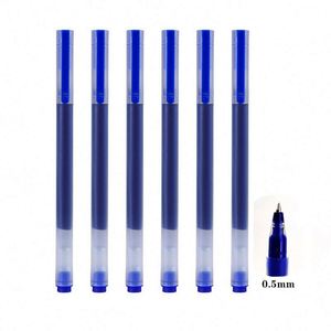 Hot Selling Promotion Gift School Office 0.5mm Gel Pens Custom Logo Fashionable Plastic Clear Body Multi-Colored Non-Erasable - Product Image 3